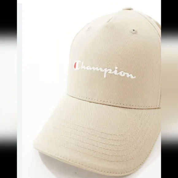 Champion Cream Unisex Cap NWT - Picture 1 of 5